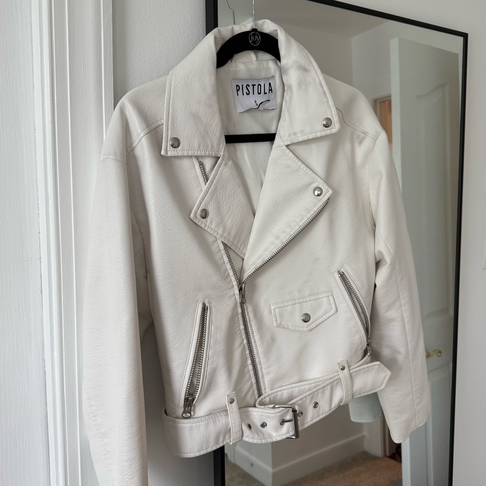 Pistola Oversized Leather Jacket